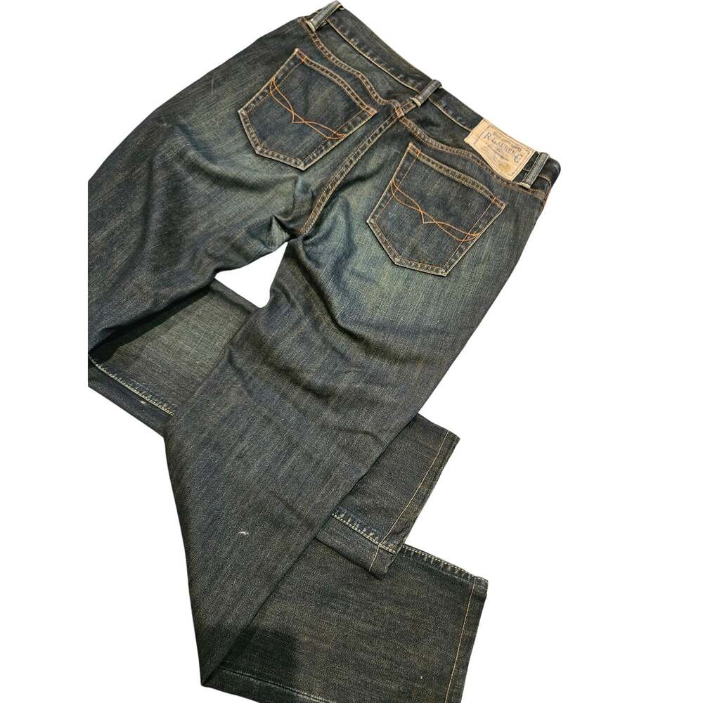 Ralph Lauren Blue Label Thompson 650 Dark Straight Leg Jeans Mid Rise 28 womens